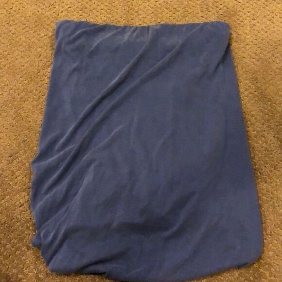 BcbgMaxazria Audriana Vintage Blue Strapless Top - Picture 1 of 6